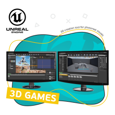 Unreal Engine 4. Игровой движок - КИБЕРшкола программирования для детей, компьютерные курсы для школьников, начинающих и подростков - KIBERone г. Северск