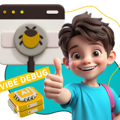 Тестирование & Vibe Debug. Охотники за багами - КИБЕРшкола программирования для детей, компьютерные курсы для школьников, начинающих и подростков - KIBERone г. Северск