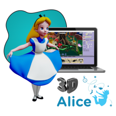 Alice 3d - КИБЕРшкола программирования для детей, компьютерные курсы для школьников, начинающих и подростков - KIBERone г. Северск