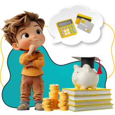 Финансовый интеллект вместе KIBERone - КИБЕРшкола программирования для детей, компьютерные курсы для школьников, начинающих и подростков - KIBERone г. Северск