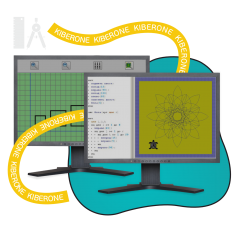 Исполнители чертежник и черепашка - КИБЕРшкола программирования для детей, компьютерные курсы для школьников, начинающих и подростков - KIBERone г. Северск