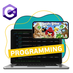 Программирование на C#. Удивительный мир 2D-игр - КИБЕРшкола программирования для детей, компьютерные курсы для школьников, начинающих и подростков - KIBERone г. Северск