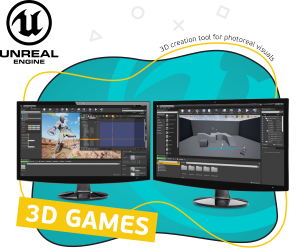 Unreal Engine 4. Игровой движок - Школа программирования для детей, компьютерные курсы для школьников, начинающих и подростков - KIBERone г. Северск